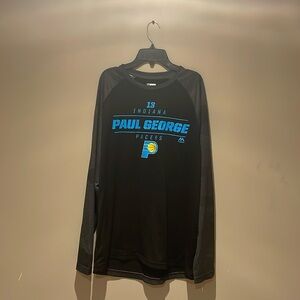 Majestic Paul George Indiana Pacers Long Sleeve Tech Shirt